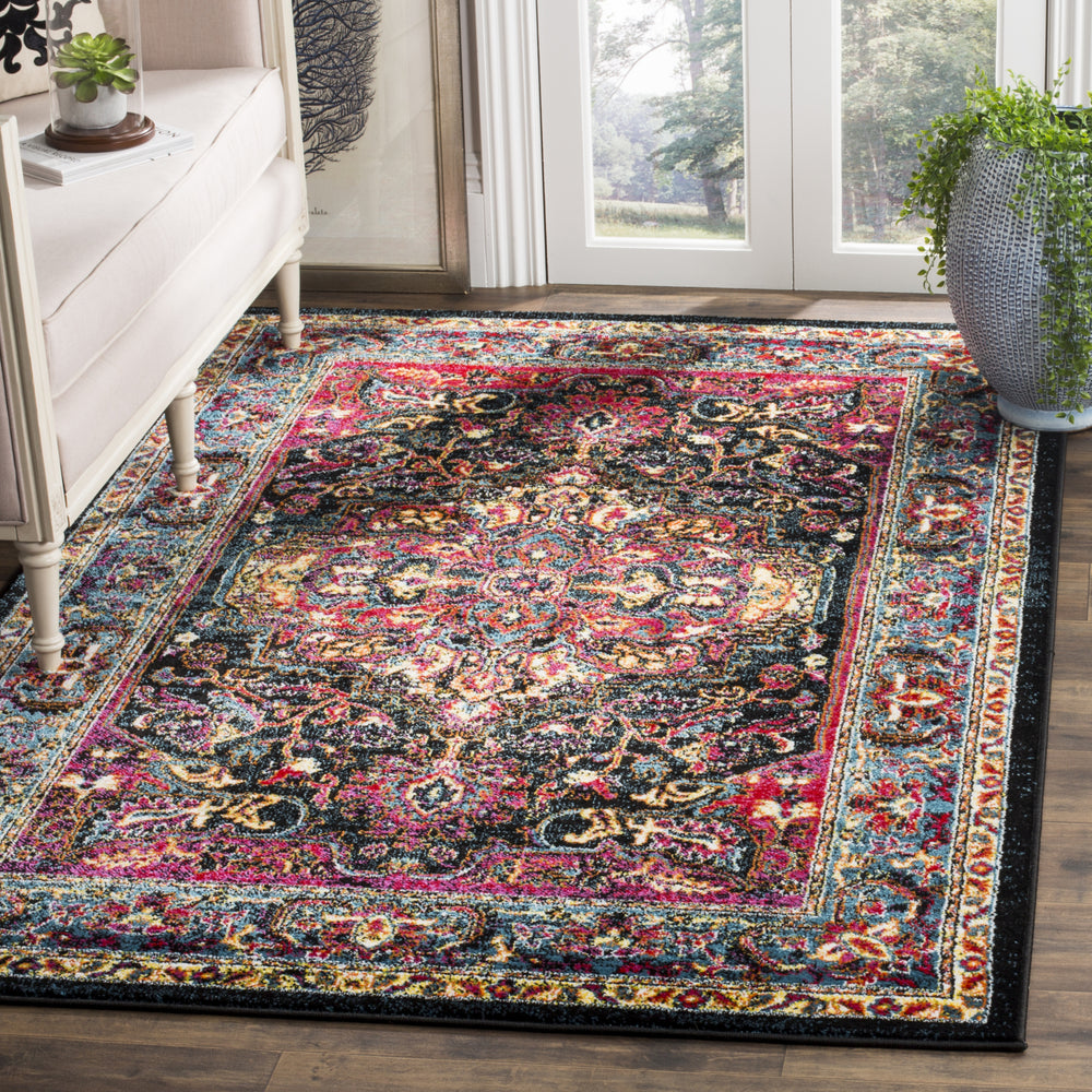 Safavieh Cherokee CHR915K Black/Blue Area Rug Feature