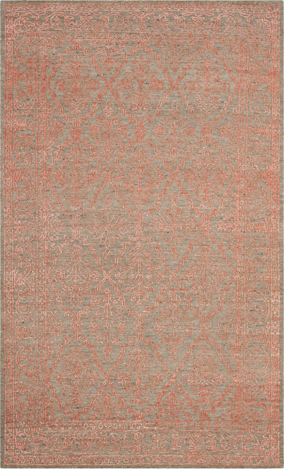 Safavieh Chester CHS522 Dark Beig/Coral Area Rug