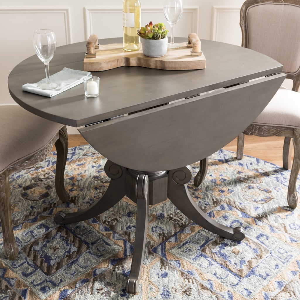 Safavieh Forest Drop Leaf Dining Table Grey Wash  Feature
