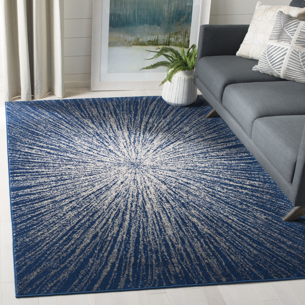 Safavieh Evoke EVK228N Navy/Ivory Area Rug Feature