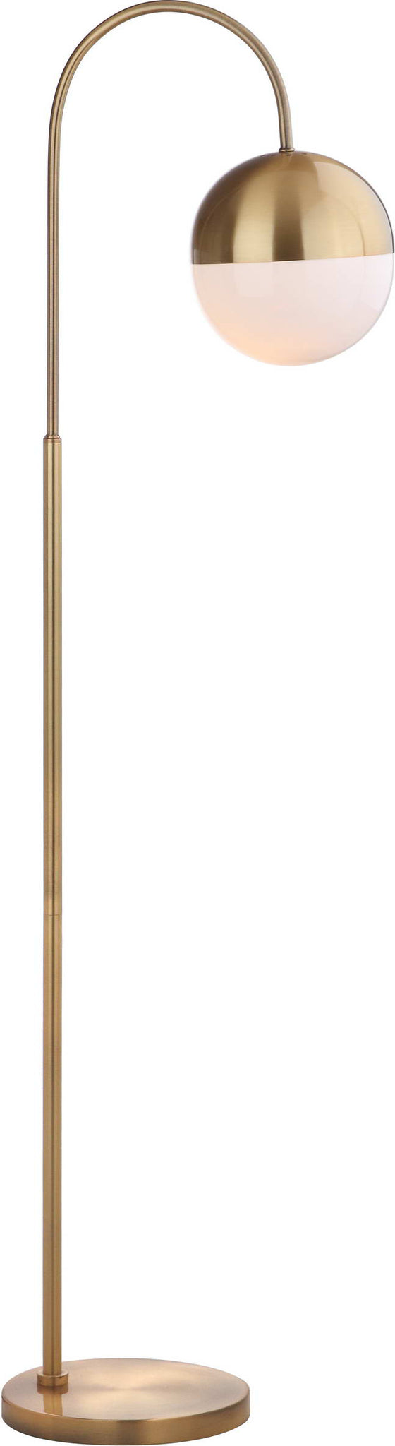 Safavieh Jonas 555-Inch H Floor Lamp Brass Gold Mirror main image