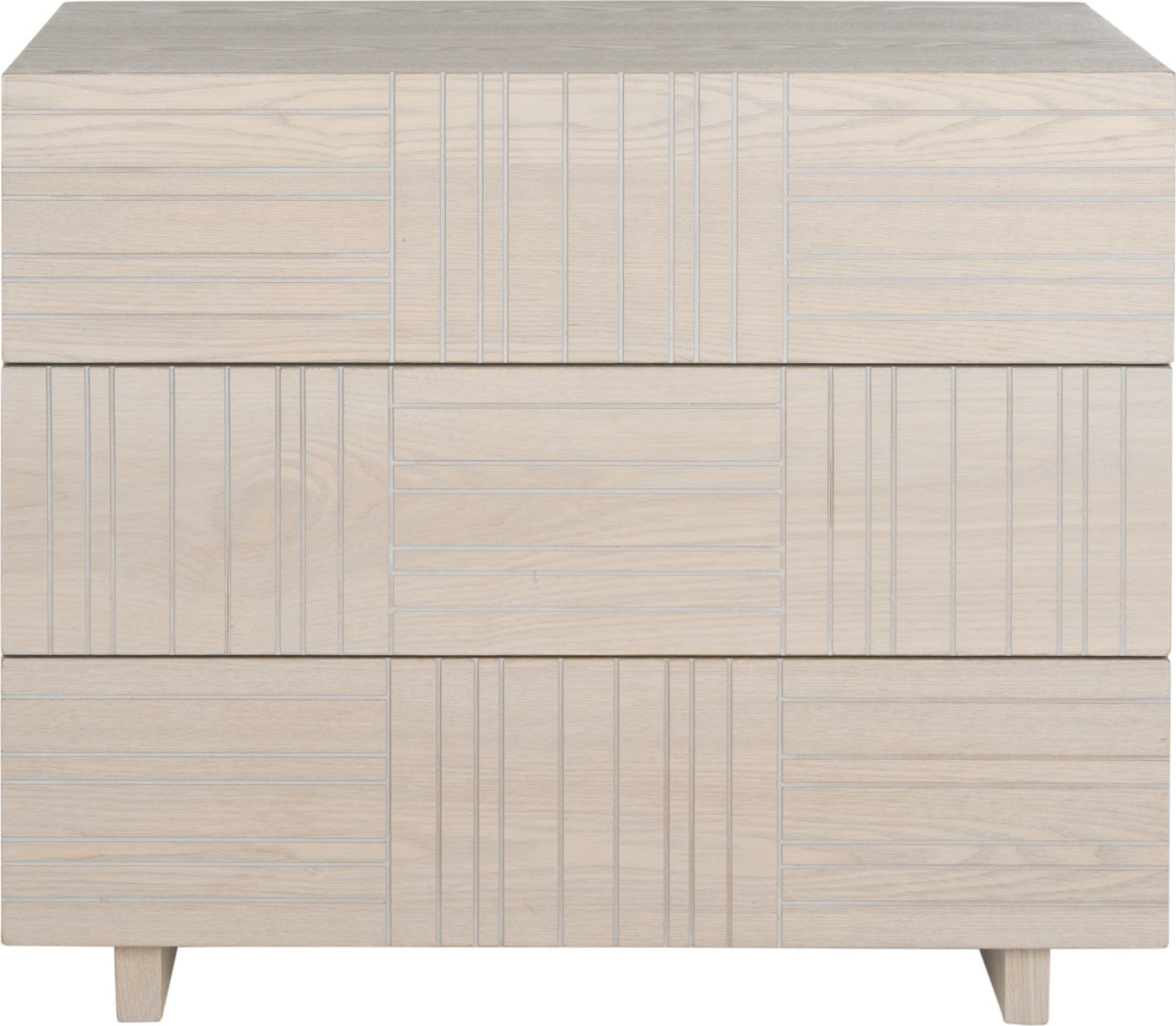 Safavieh Mitch Mid Century Scandinavian Three Drawer Cabinet Grey Furniture main image