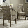 Safavieh Suncoast Rattan Arm Chair (SET Of 2) Natural Unfinished  Feature