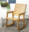 Safavieh Alexei Rocking Chair Natural Brown Furniture  Feature