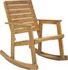 Safavieh Alexei Rocking Chair Natural Brown Furniture 