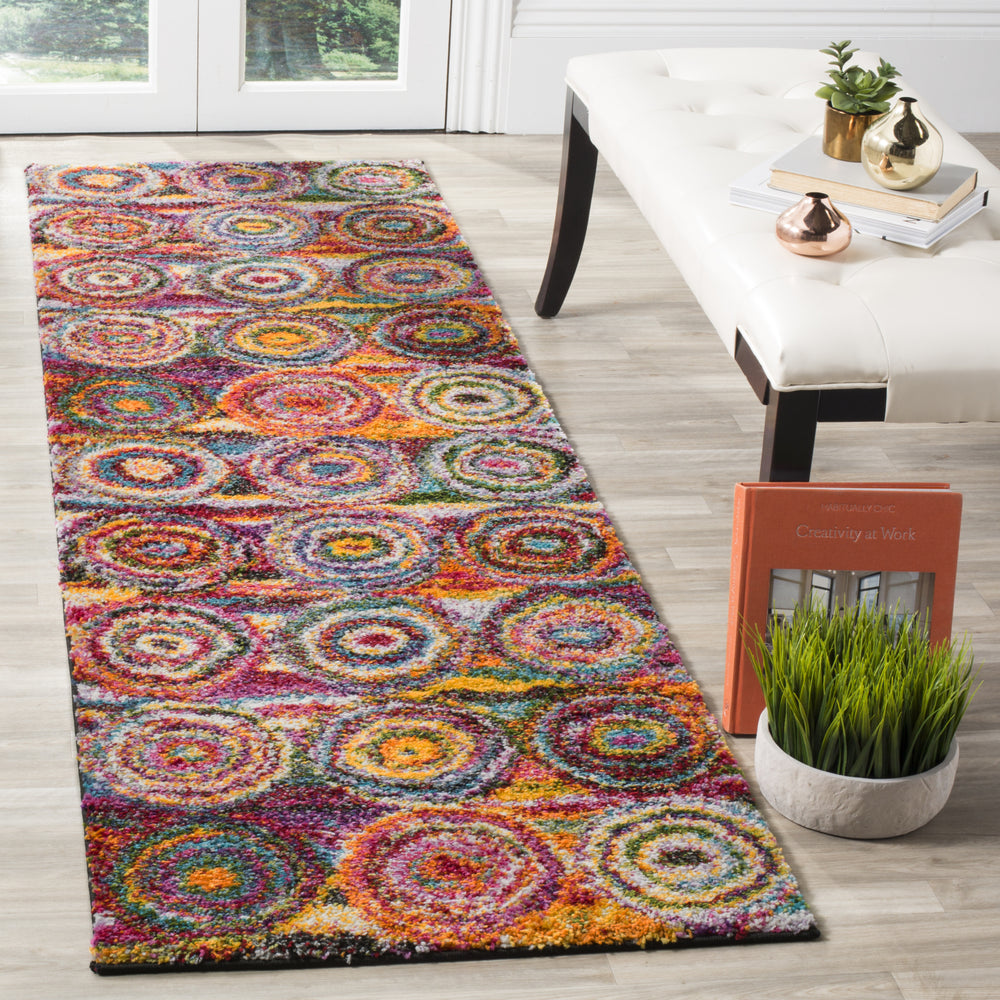 Safavieh Fiesta Shag FSG359M Multi Area Rug Feature