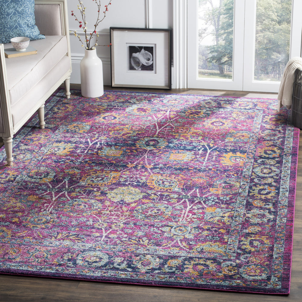 Safavieh Granada GRA352D Fuchsia/Multi Area Rug Feature