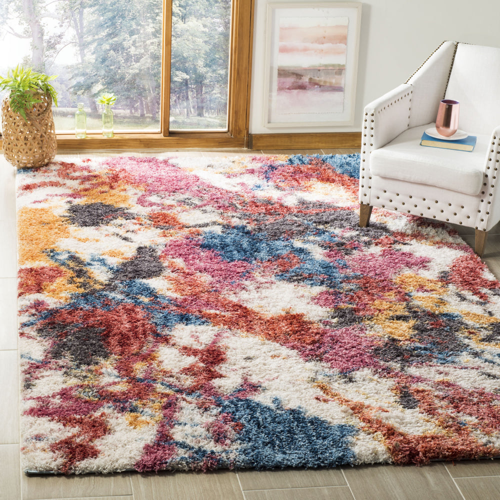 Safavieh Gypsy GYP521B Ivory/Blue Area Rug Feature