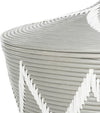 Safavieh Santori Rattan Jar Basket Grey and Natural Furniture 