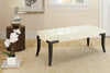 Safavieh Tyler Bench Black and Off White Main Feature