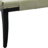 Safavieh Tyler Bench Black and Off White Furniture 