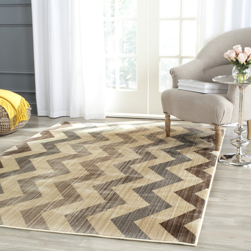 Safavieh Infinity INF591C Yellow/Brown Area Rug Feature