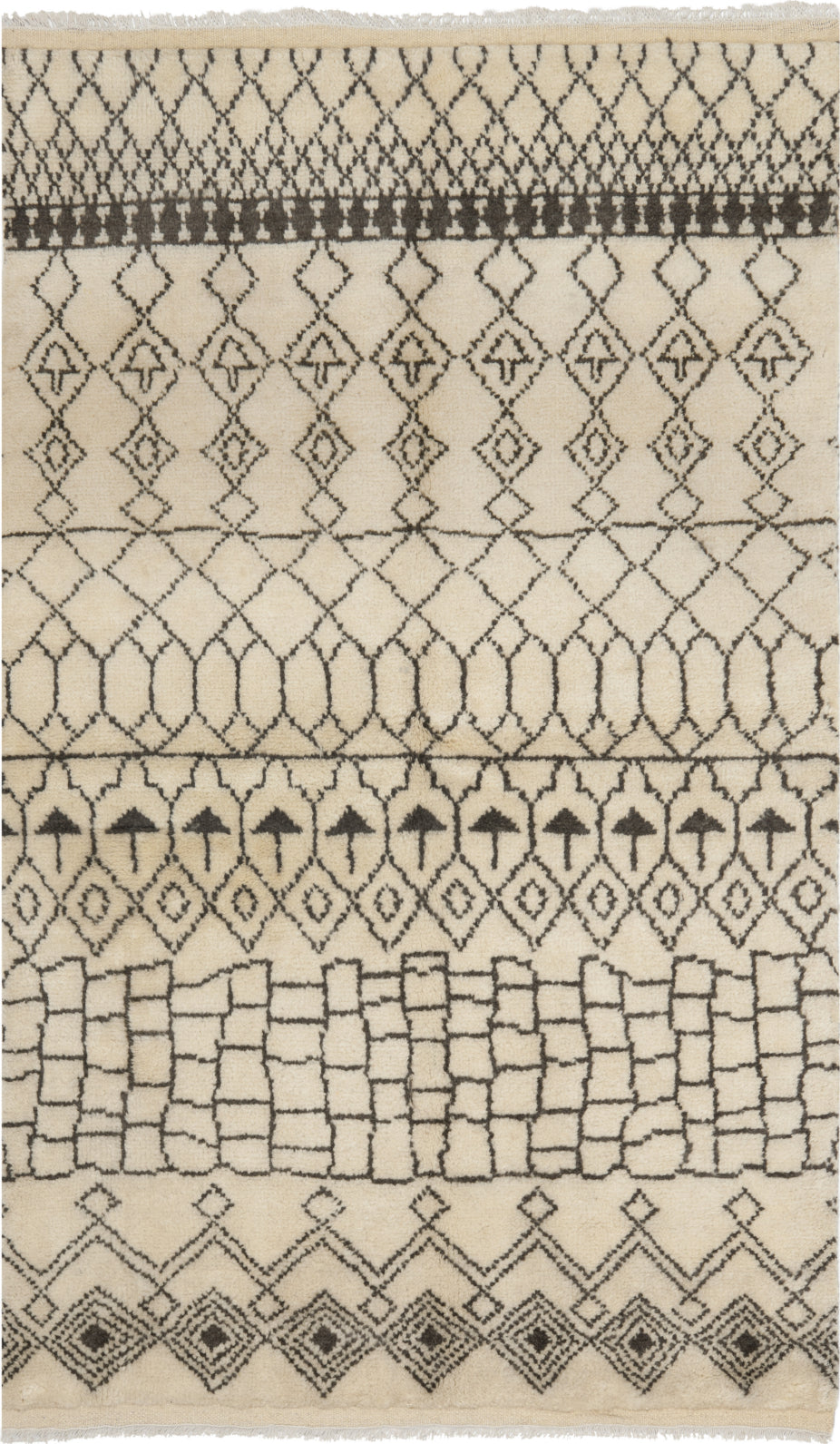 Safavieh Loft LFT122 Creme/Brown Area Rug