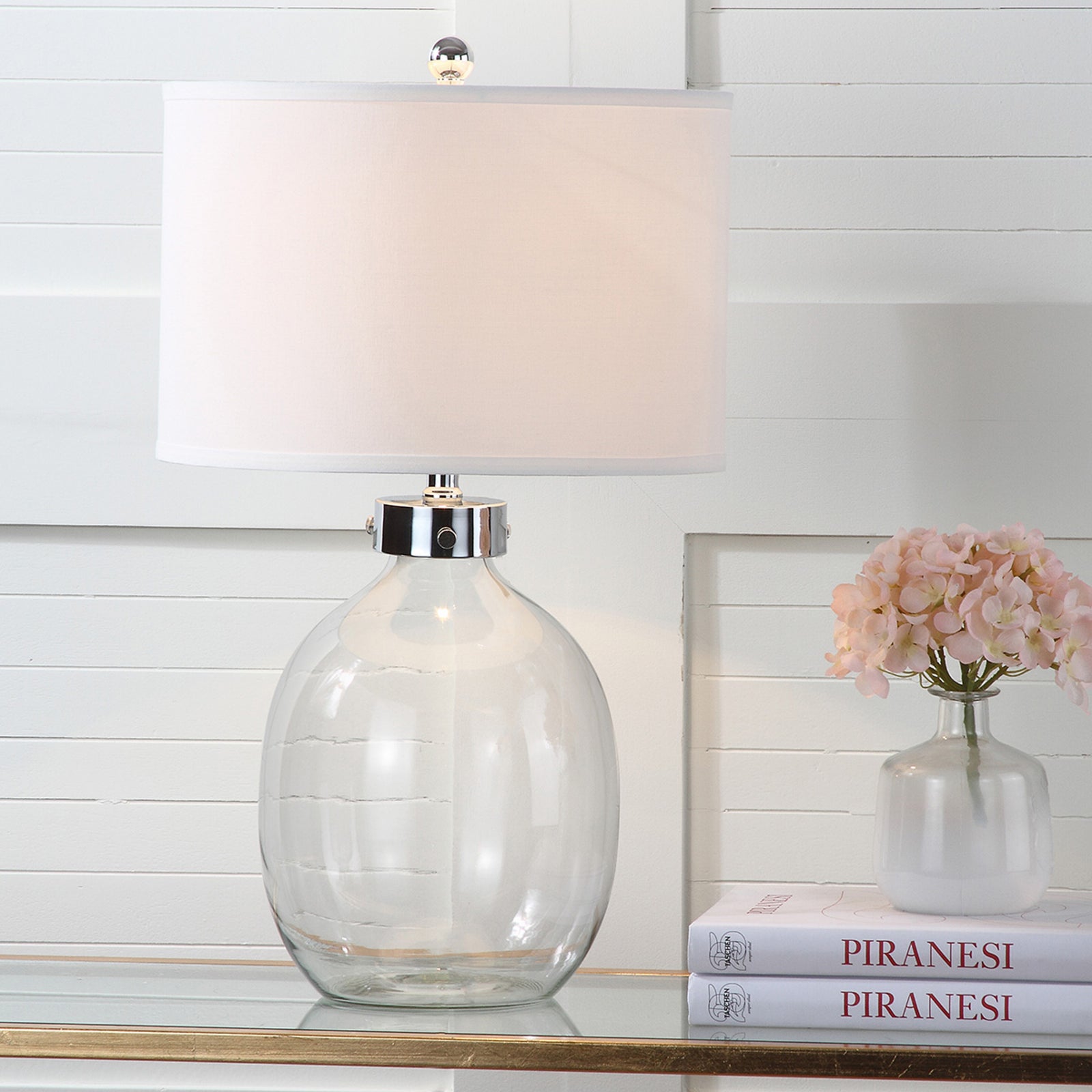 Safavieh Neville 26-Inch H Clear Glass Table Lamp main image