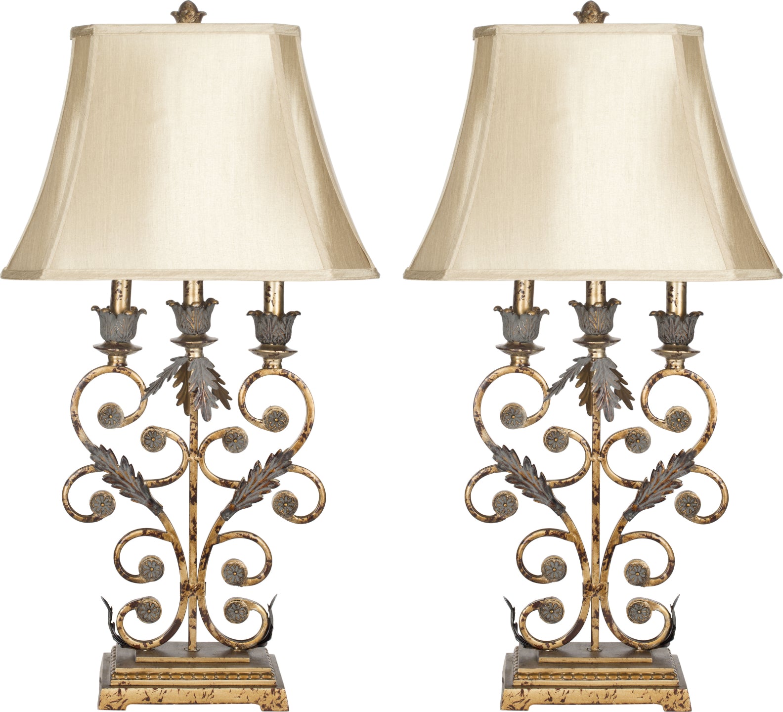 Safavieh Lucia 325-Inch H Table Lamp Gold Mirror main image