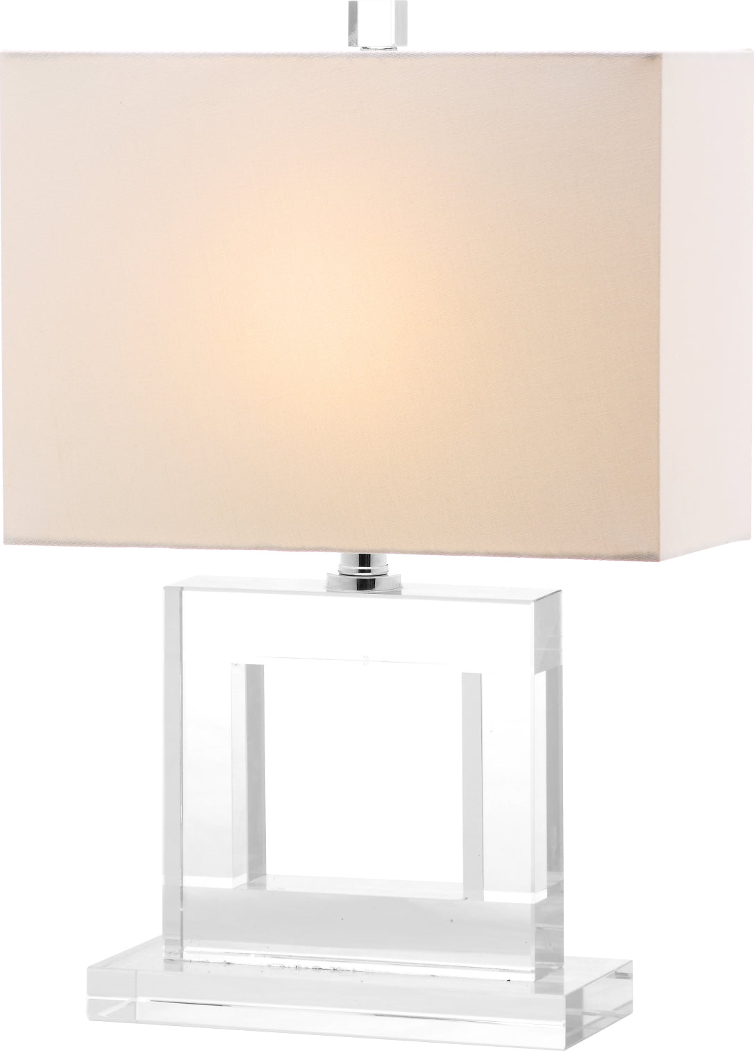 Safavieh Town 205-Inch H Square Crystal Lamp Clear main image