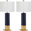 Safavieh Dolce 31-Inch H Table Lamp Navy/Gold 