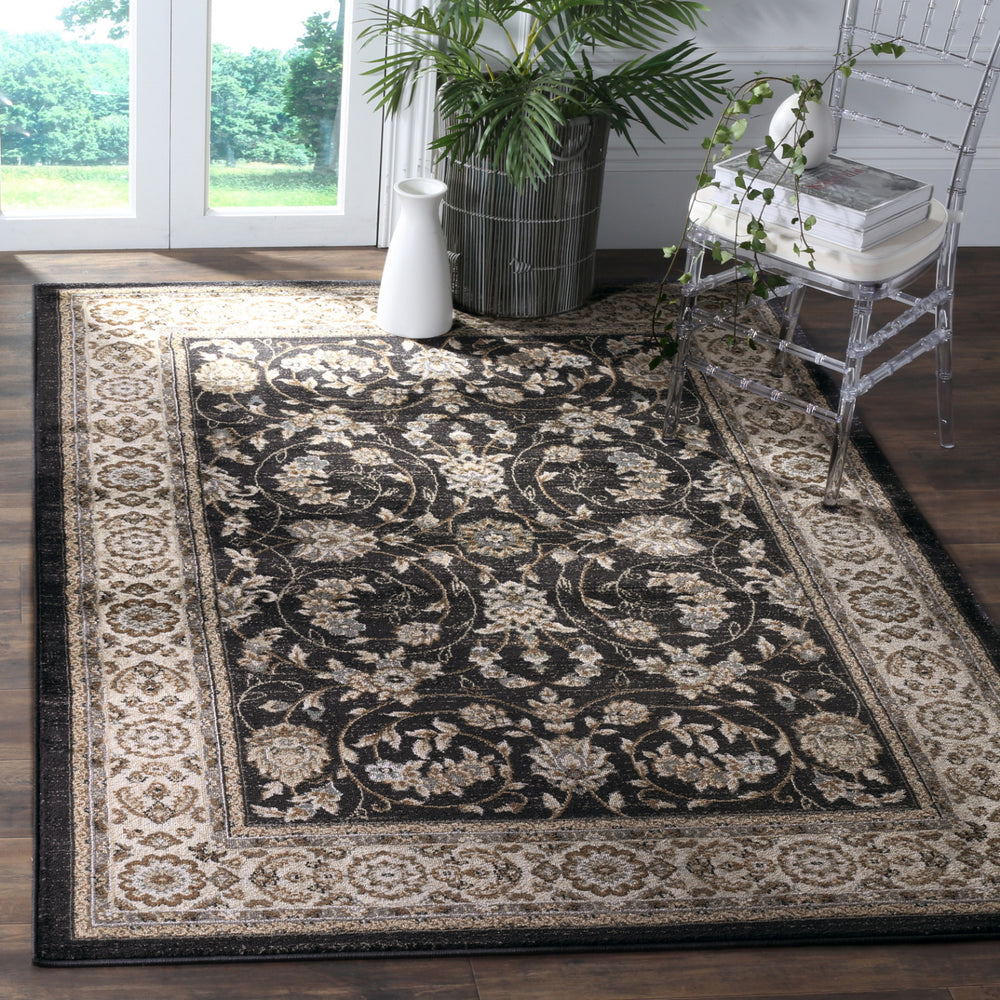 Safavieh Lyndhurst LNH340D Anthracite/Cream Area Rug Feature