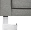 Safavieh Tribeca Foldable Sofa Bed Grey and Silver Furniture 