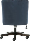 Safavieh Soho Tufted Velvet Swivel Desk Chair Navy Furniture 