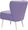 Safavieh Morgan Accent Chair Lavender and Eggshell Furniture 