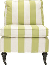 Safavieh Randy Slipper Chair Multi Stripe and Espresso Furniture Main