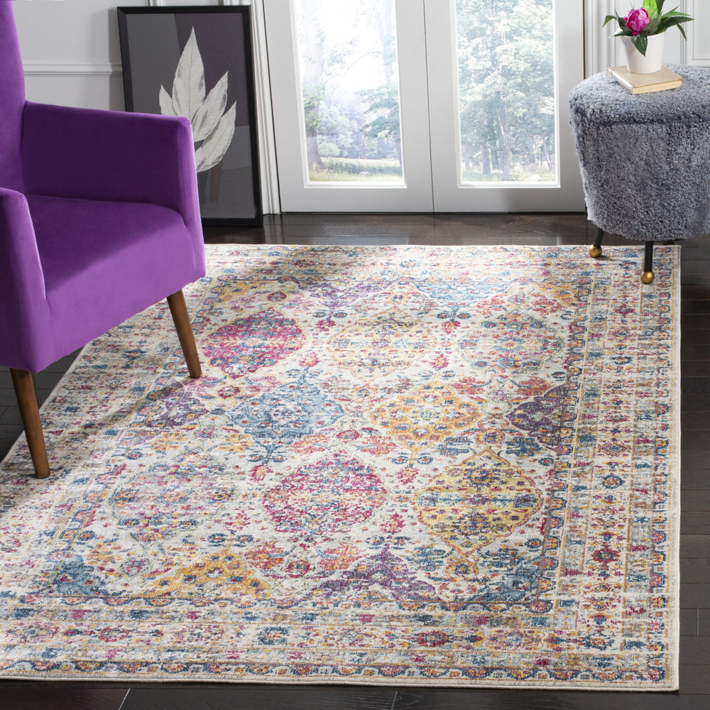 Safavieh Merlot MER102A Cream/Multi Area Rug Feature