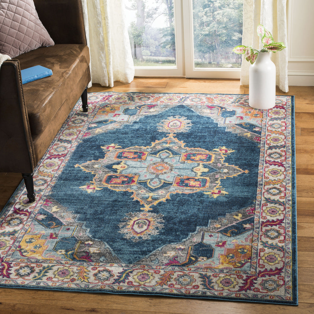 Safavieh Merlot MER108M Blue/Multi Area Rug Feature