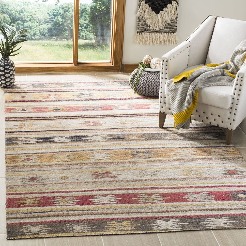 Safavieh Montage MTG238E Taupe/Multi Area Rug Feature