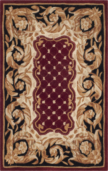 Safavieh Naples Na701 Burgundy/Black Area Rug – Incredible Rugs and Decor