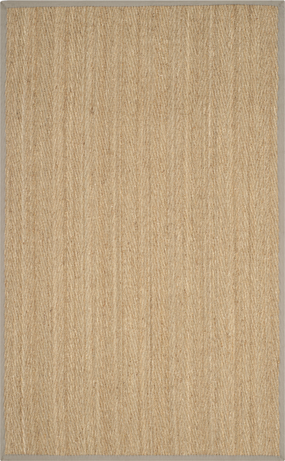 Image showcasing Safavieh Natural Fiber NF115P Natural/Grey Area Rug – Incredible Rugs ...
