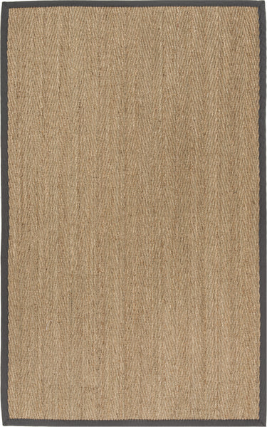 Safavieh Natural Fiber NF115Q Natural/Dark Grey Area Rug – Incredible ...