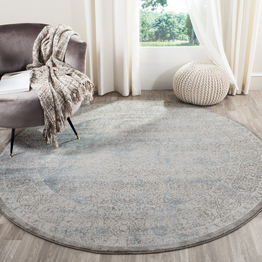 Safavieh Passion PAS401B Turquoise/Ivory Area Rug Feature