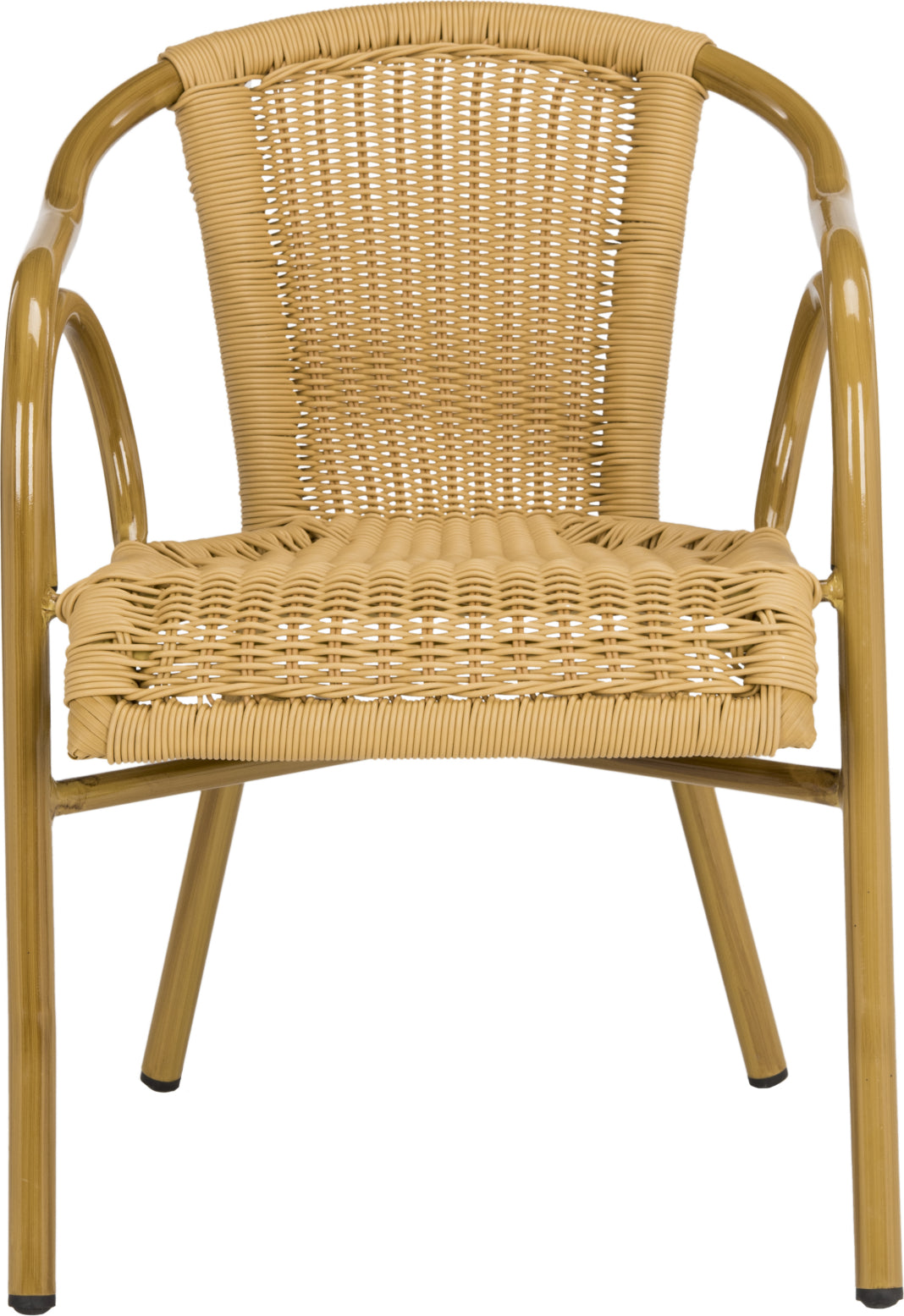 Safavieh Dagny Stacking Arm Chair Natural/Light Brown Furniture main image