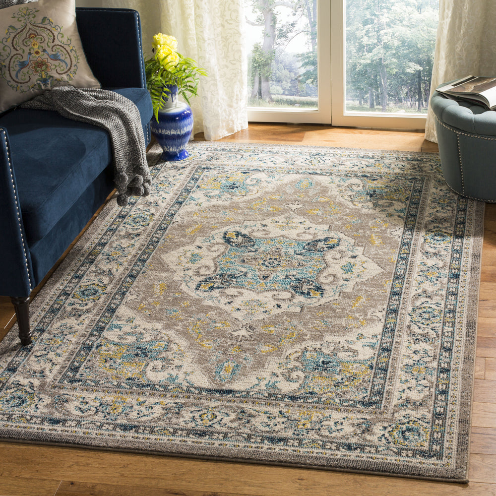 Safavieh Phoenix 100 PHX154F Ivory/Grey Area Rug Feature