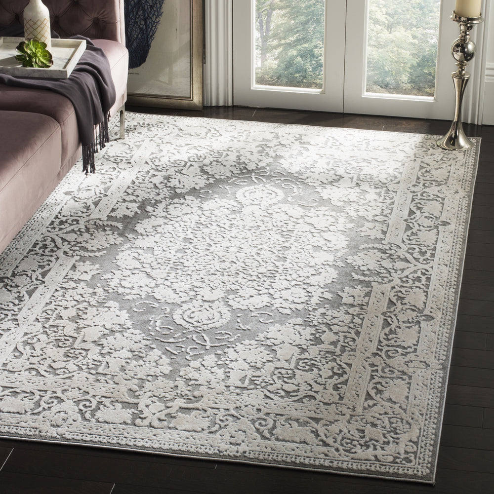 Safavieh Reflection RFT664B Dark Grey/Cream Area Rug Feature
