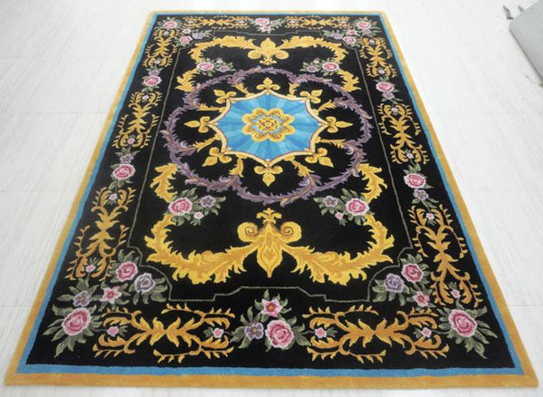 Safavieh Savonnerie 609 Black/Multi Area Rug