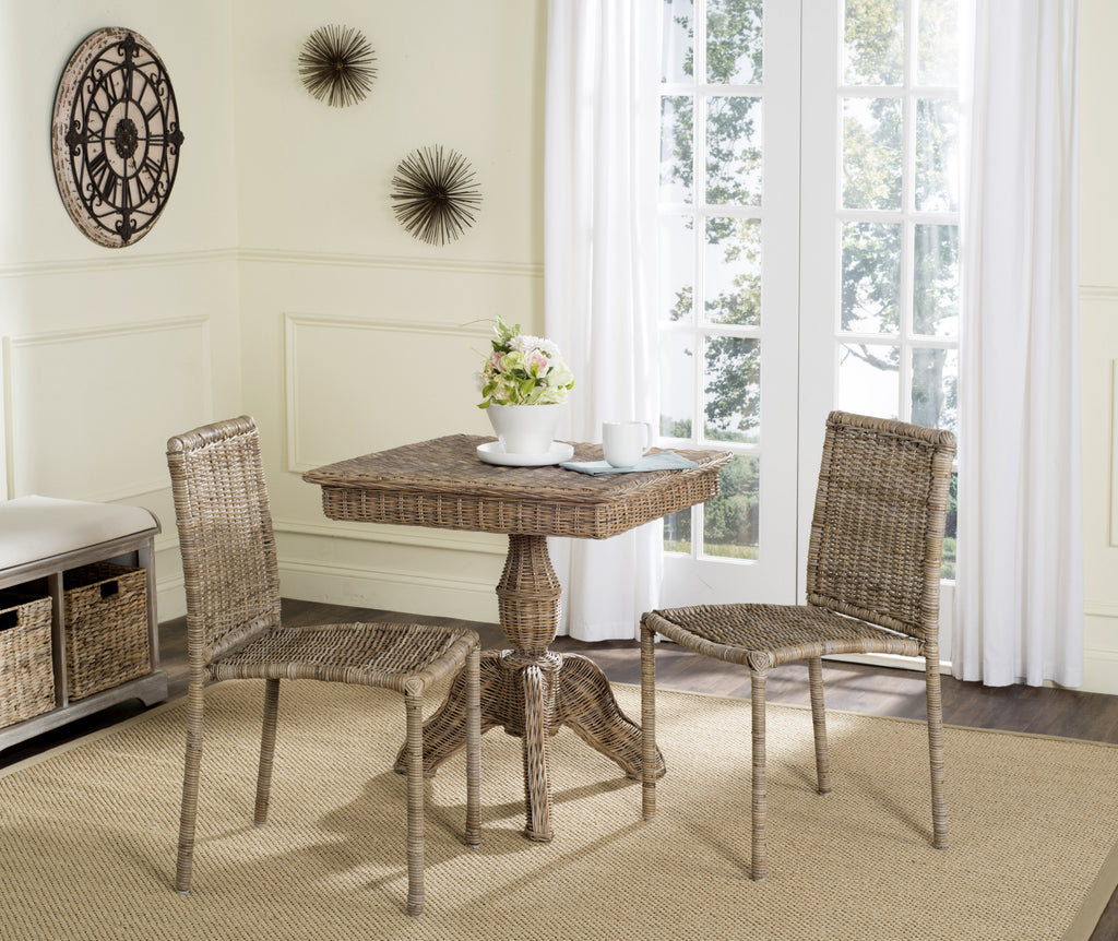 Safavieh Makassar Side Chair Grey Furniture main image