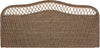 Safavieh Sephina Brown / Multi Rattan Headboard Bedding Main