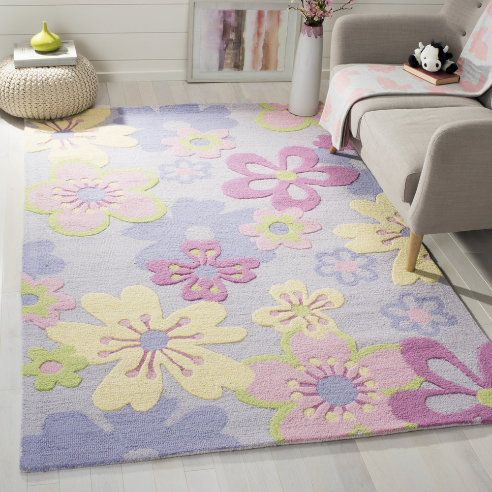 Safavieh Kids Sfk314 Multi Area Rug Room Scene Feature