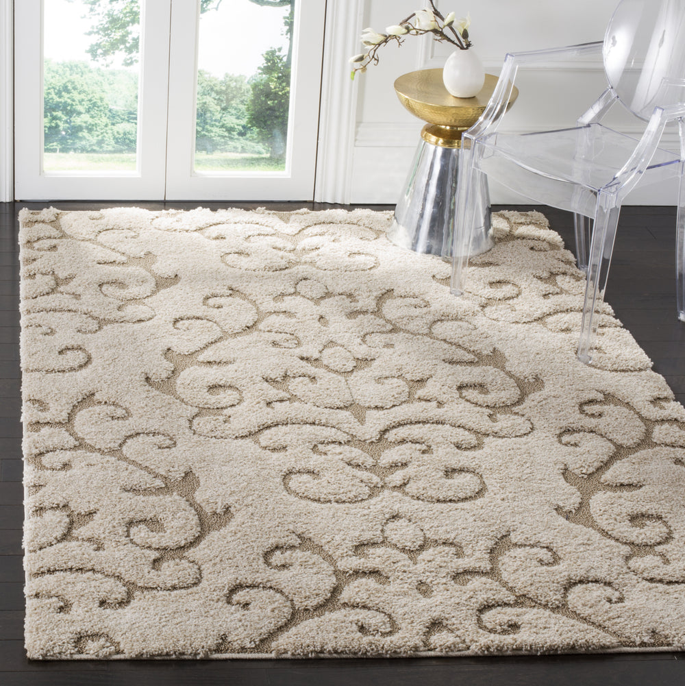 Safavieh Florida Shag SG470 Cream/Beige Area Rug Feature