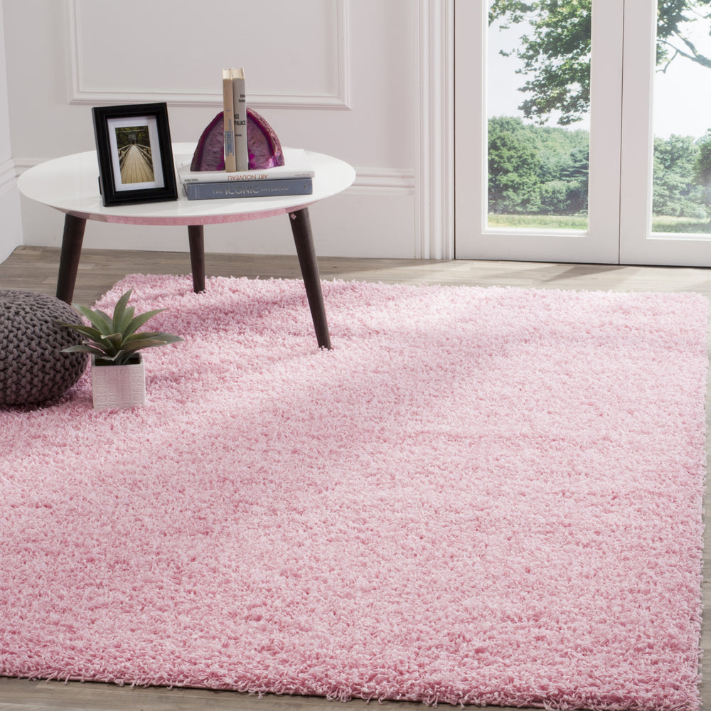Safavieh Athens Shag SGA119P Pink Area Rug Feature