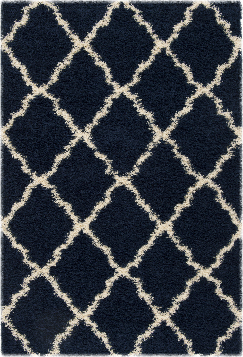 Safavieh Sgd-Dallas Shag SGD257N Navy/Ivory Area Rug