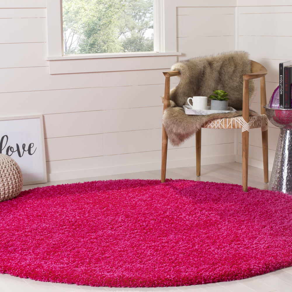 Safavieh Sgl-laguna Shag SGL303J Fuchsia Area Rug Feature