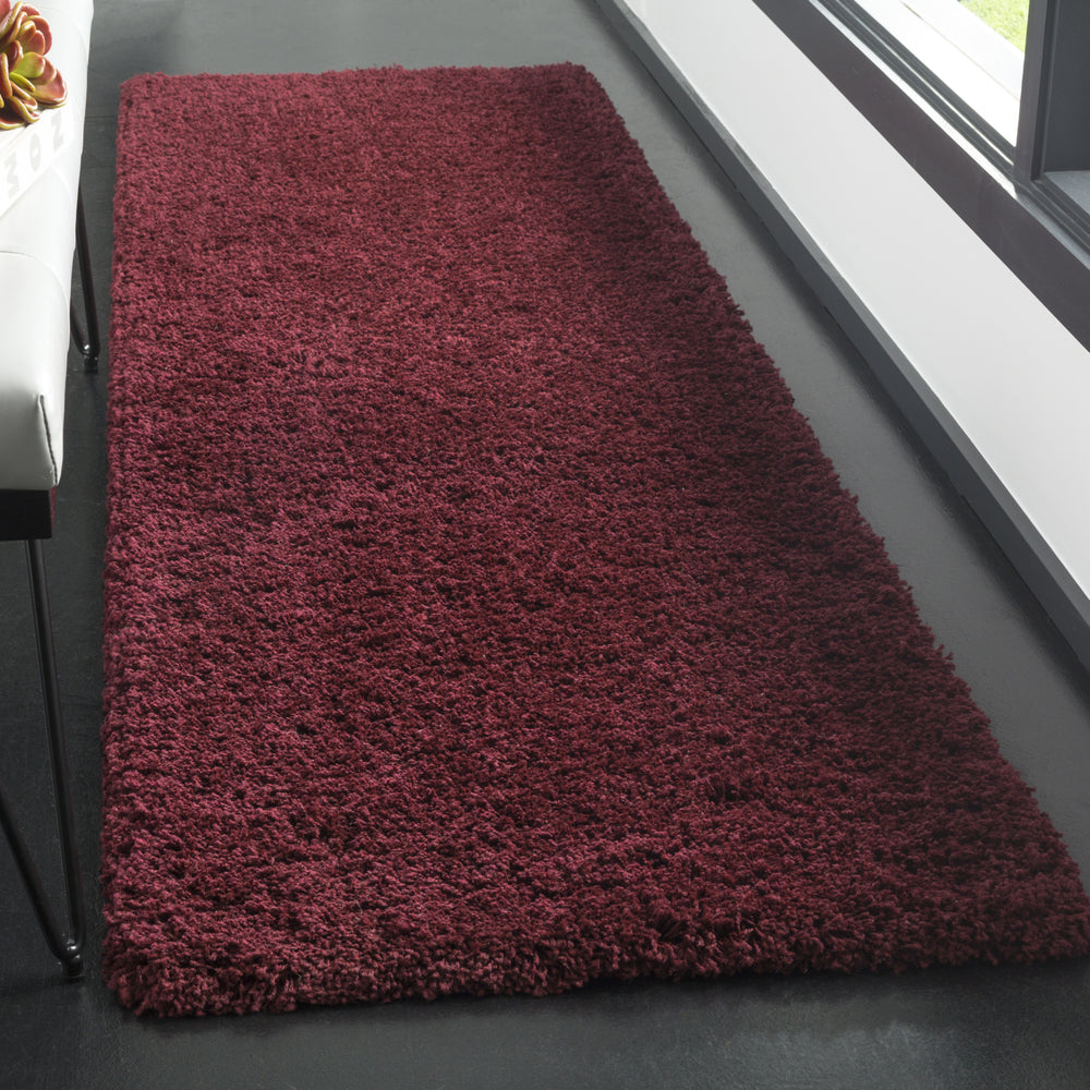 Safavieh Sgl-laguna Shag SGL303R Maroon Area Rug Feature