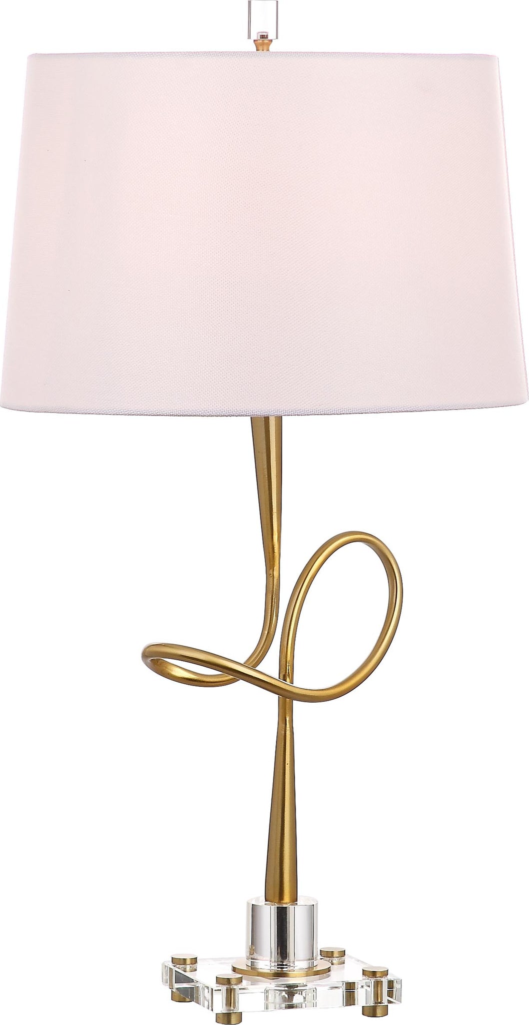 Safavieh Hensley 3025-Inch H Table Lamp Gold/Clear Mirror main image