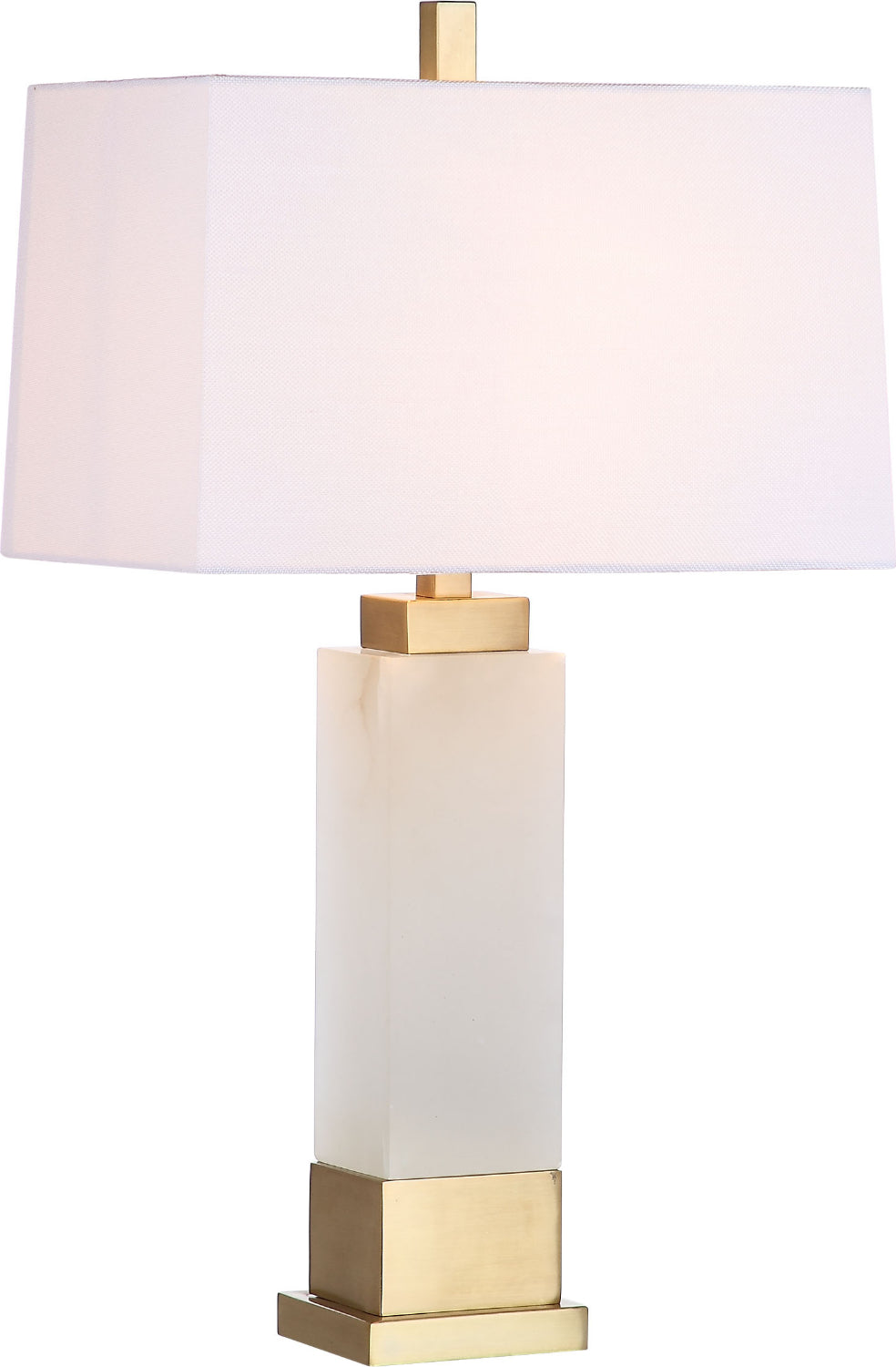 Safavieh Rozella Alabaster 295-Inch H Table Lamp White/Gold Mirror main image