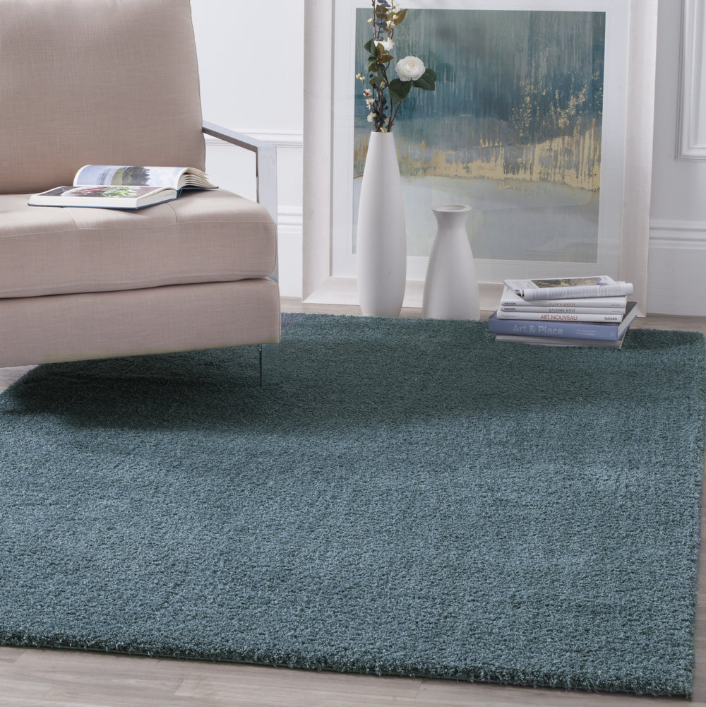 Safavieh Velvet Shag VSG169D Light Blue Area Rug Feature