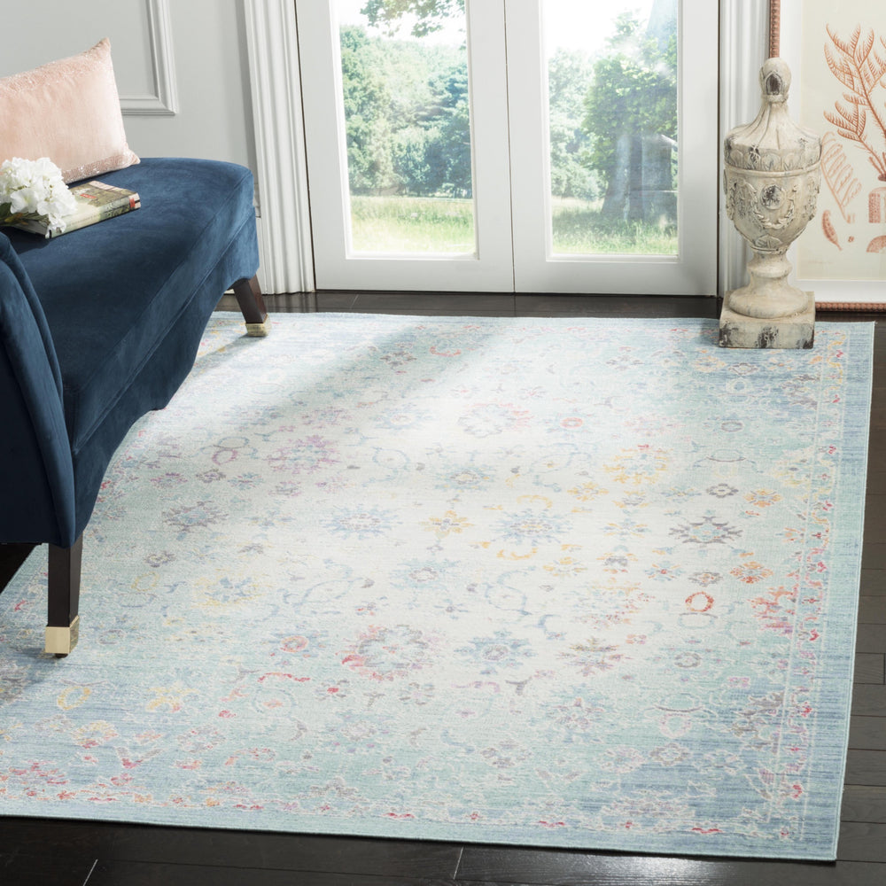Safavieh Windsor WDS331J Seafoam/Blue Area Rug Feature