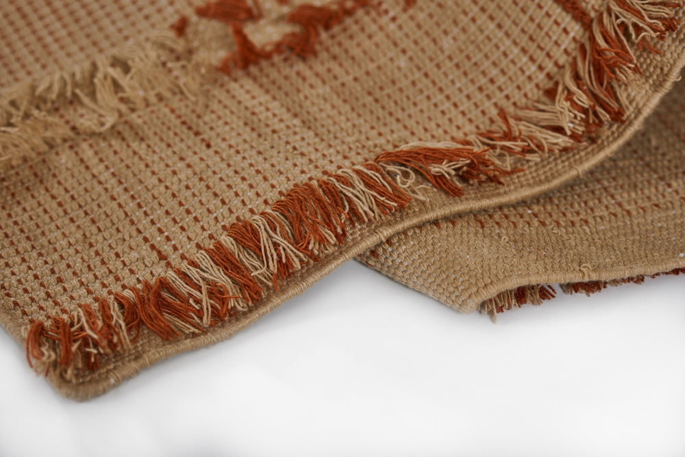 Momeni Serena SRN-1 Terra Cott Area Rug Lifestyle Image Feature